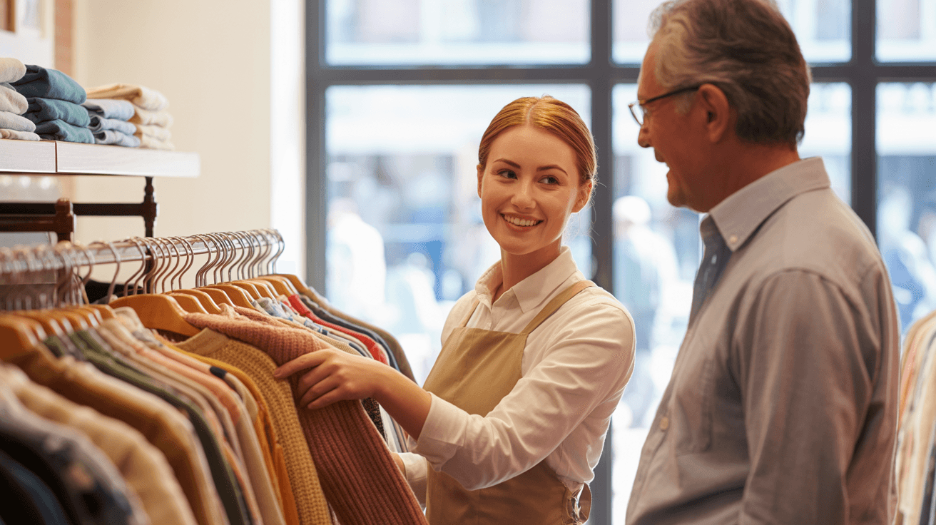 Retail product showcase videos